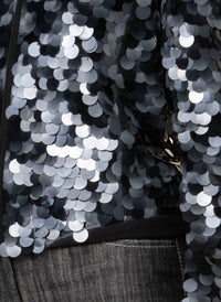 Akris Punto - Dot Sequins Ribbed Bomber Jacket