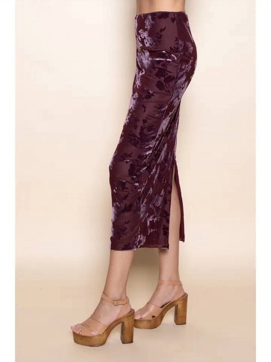 Fore Collection - Brie Bodycon Ankle Length Midi Skirt