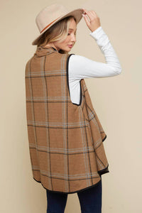 Saints & Hearts - Canyon Winds Plaid Cascade Vest
