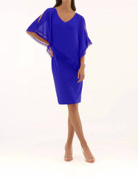 Joseph Ribkoff - Poncho Sheath Dress