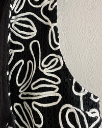 In February - Beautifully Embroidered Knit Vest