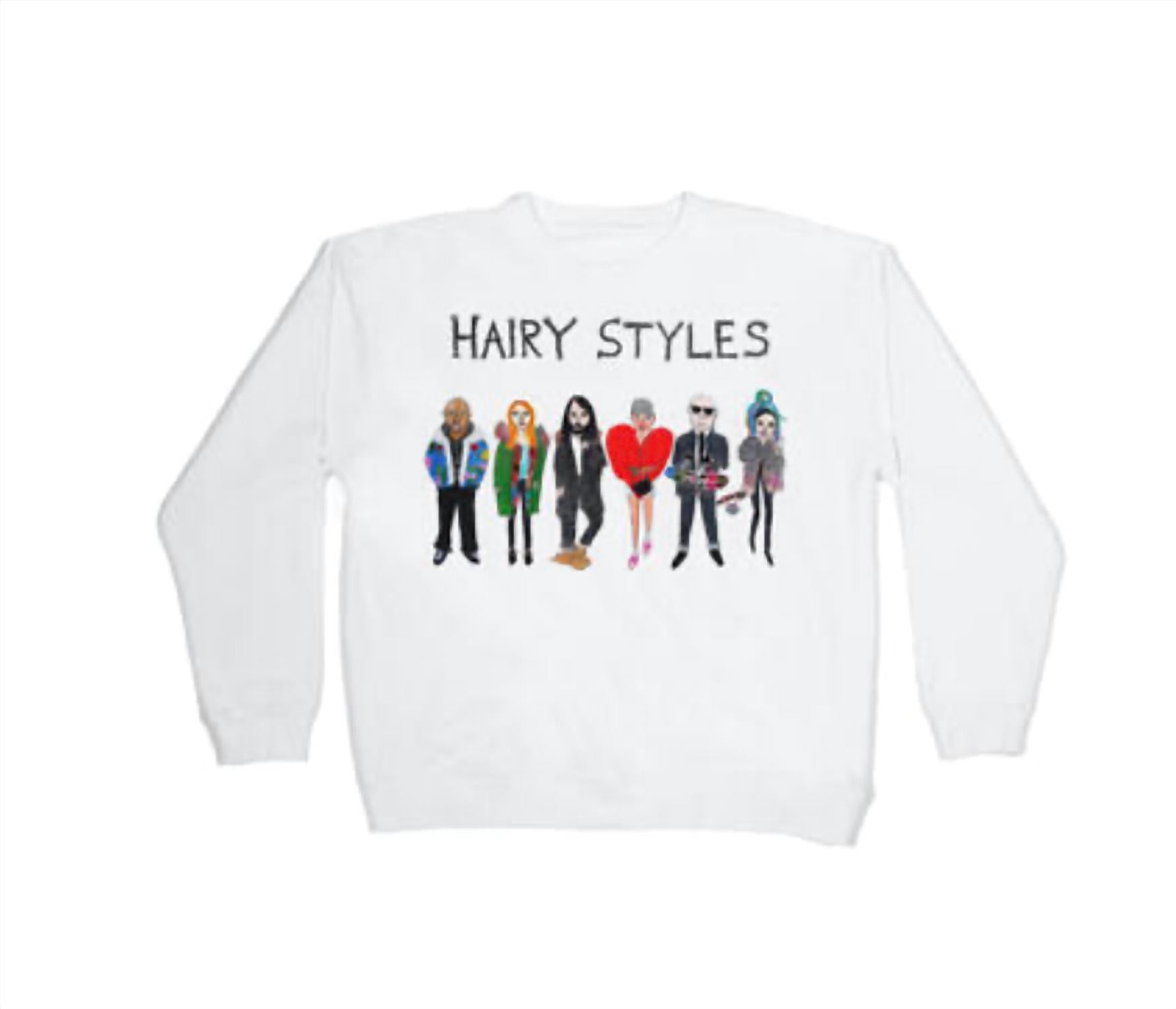 Unfortunate Portrait - Women's Hairy Styles Crewneck Sweatshirt