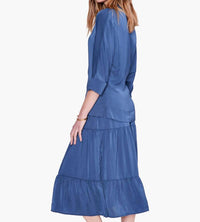 Soft Drape Tiered Skirt