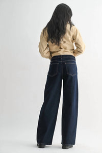 Just Black Denim - High Rise Full Length Straight Jeans