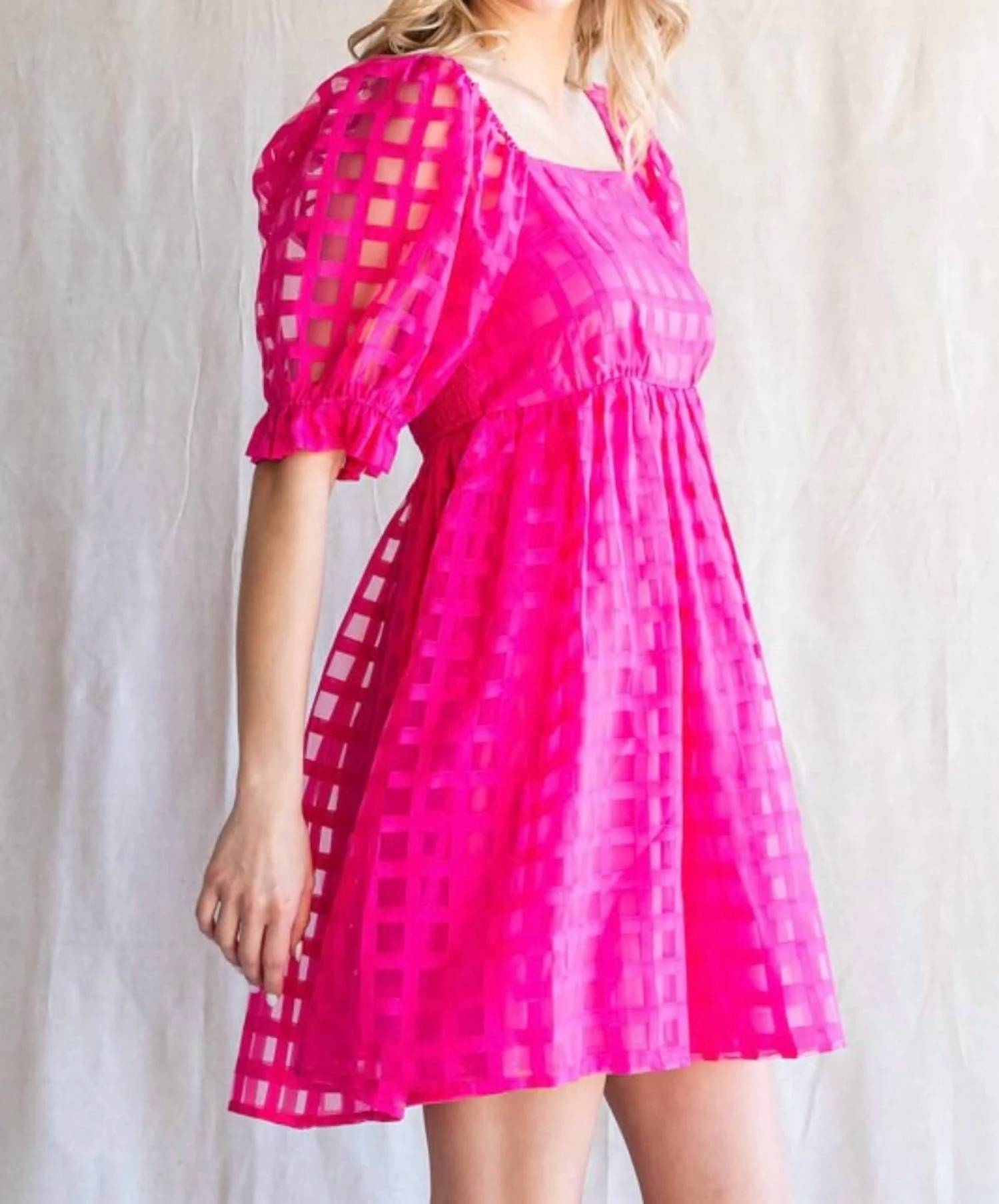 Jodifl - Rosie Puff Short Sleeve Dress