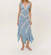 For Love & Lemons - Stormie Dot Midi Dress