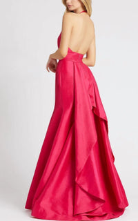 Mac Duggal - Taffeta Halter Gown