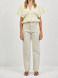 A.Ren - Madine Cinched Waist Top