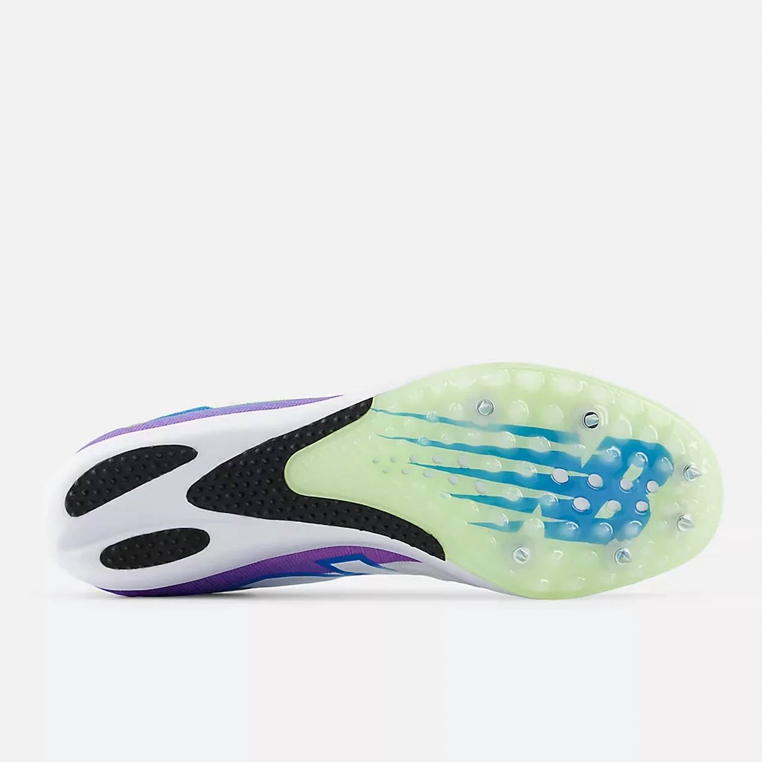 New Balance Men's Track Spikes in white - men's shoe - alternate view