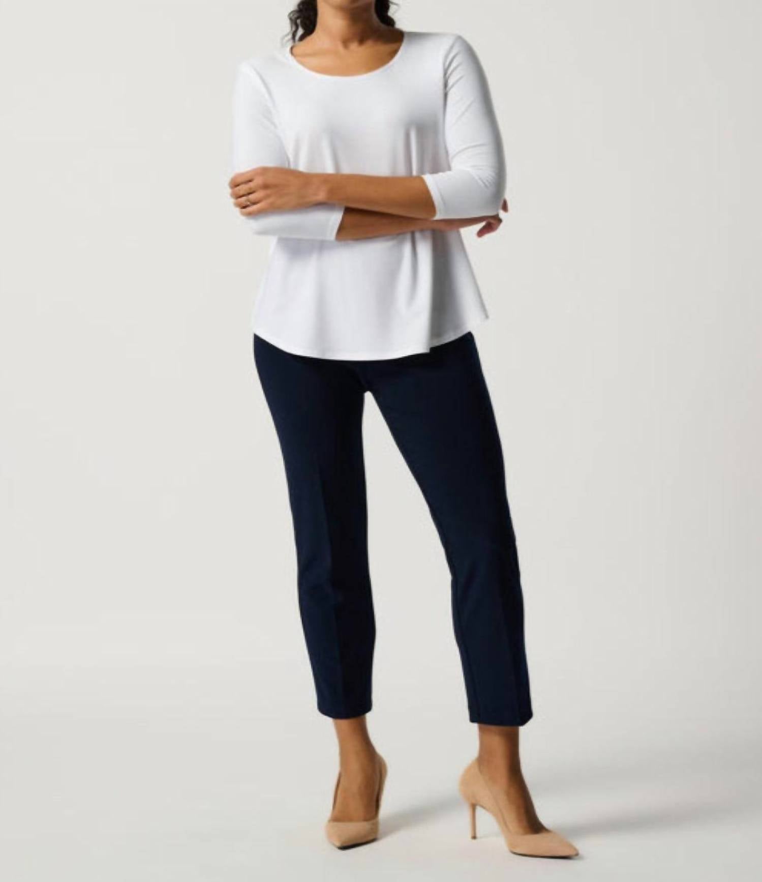 Joseph Ribkoff - Ankle high rise Pants