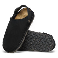BIRKENSTOCK Women's Lutry Suede Clog in black - women's shoe - view 4