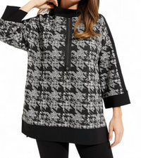 Joseph Ribkoff - PRINTED ZIP-UP TUNIC