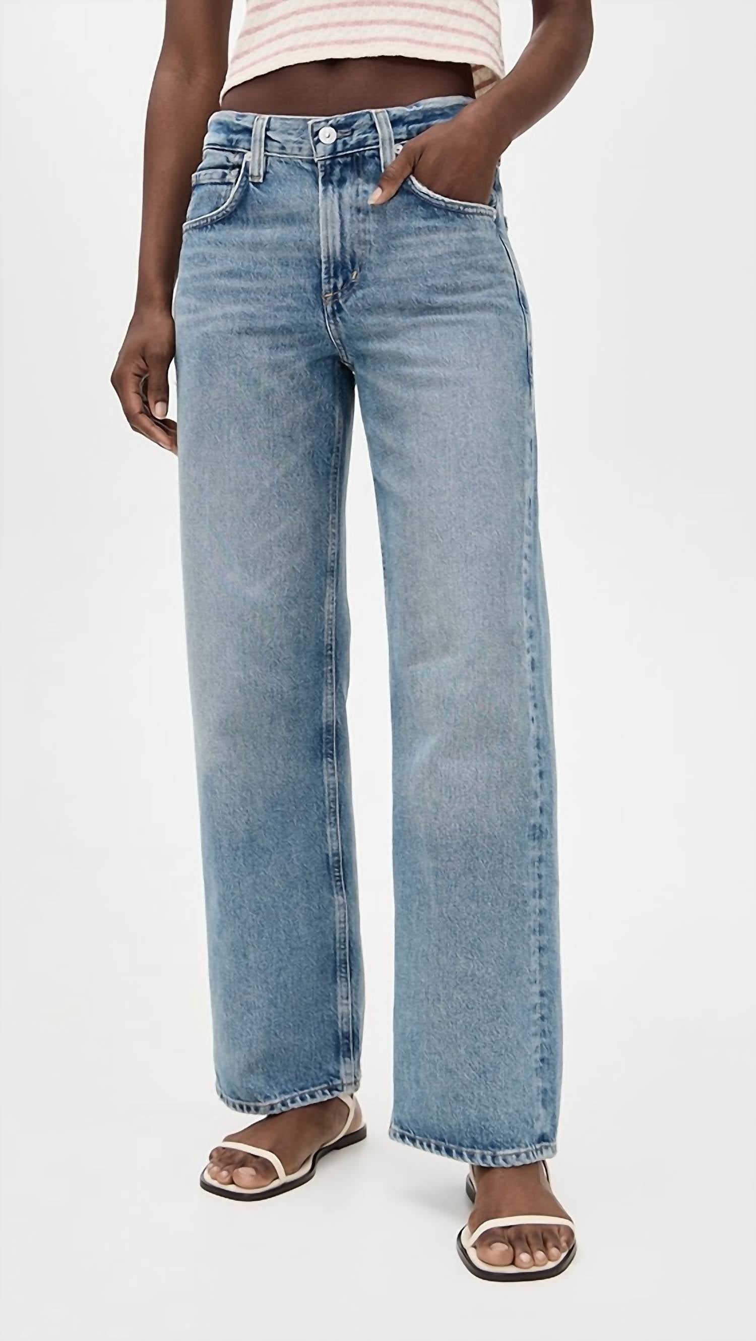Citizens Of Humanity - Lindz Low Rise Easy Straight Jeans