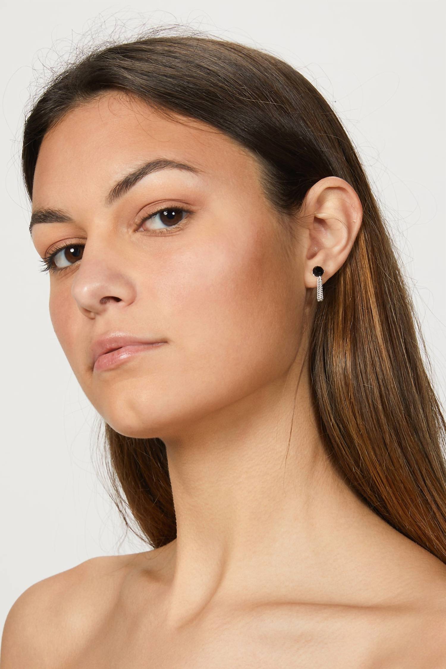 EVA GEMSTONE CHAIN WRAP EARRINGS