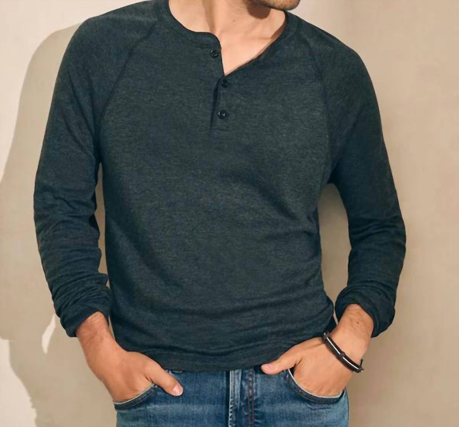 Faherty - Cloud Long Sleeve Henley Top