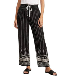 Step In Style - Women's Flowy Elephant Print Pant
