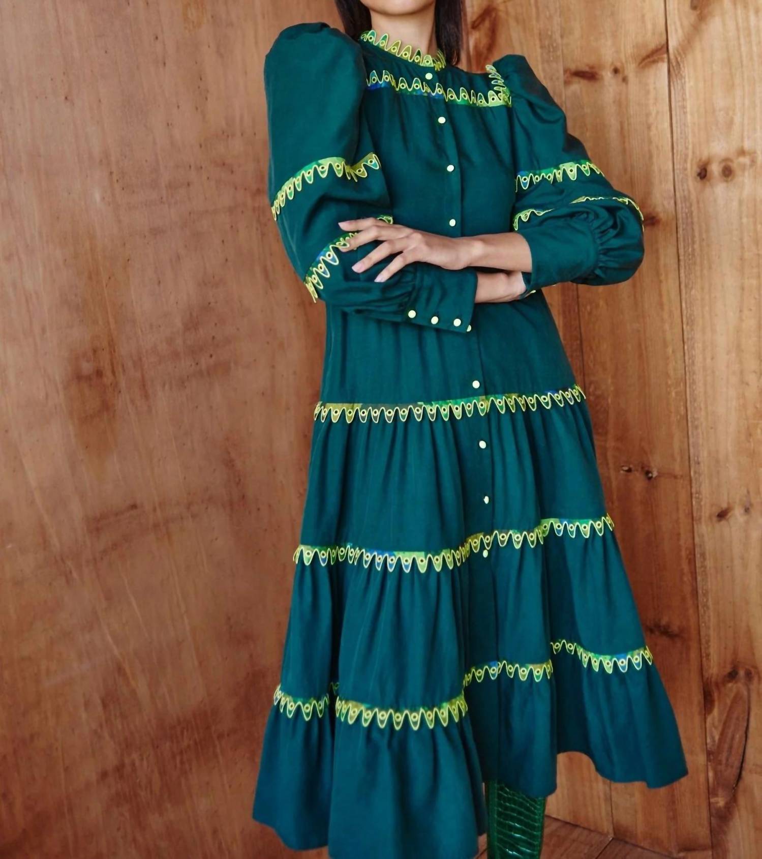 Celia B - Hasu Tiered Midi Dress