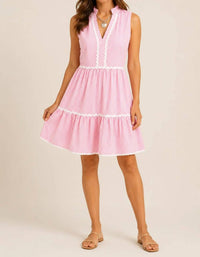 Simply Southern - Sweet Stripe Ruffle Tier Dress