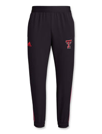 adidas Men's Texas Tech Sideline Athletic Woven Pants in black - men's pants
