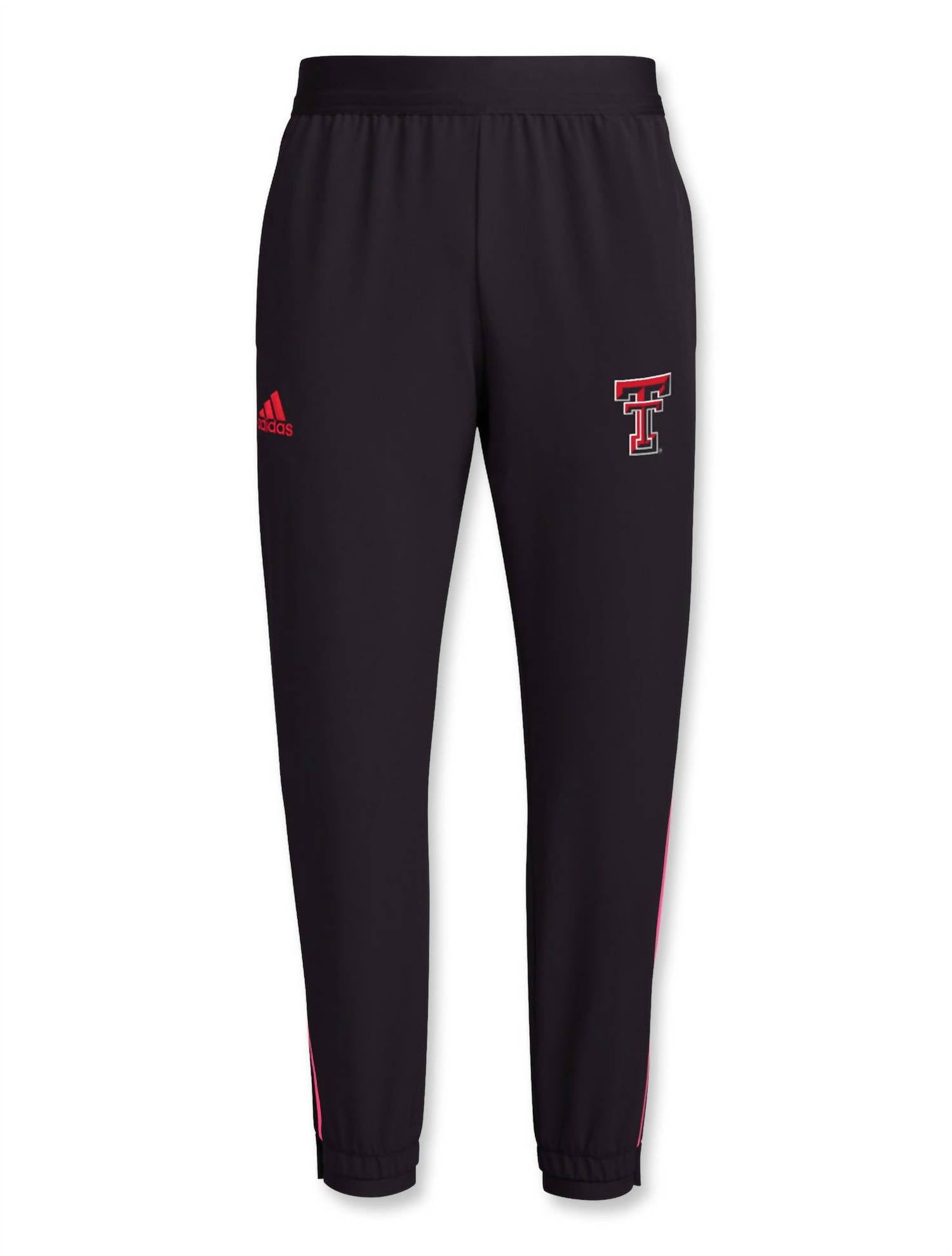 adidas Men's Texas Tech Sideline Athletic Woven Pants in black - men's pants