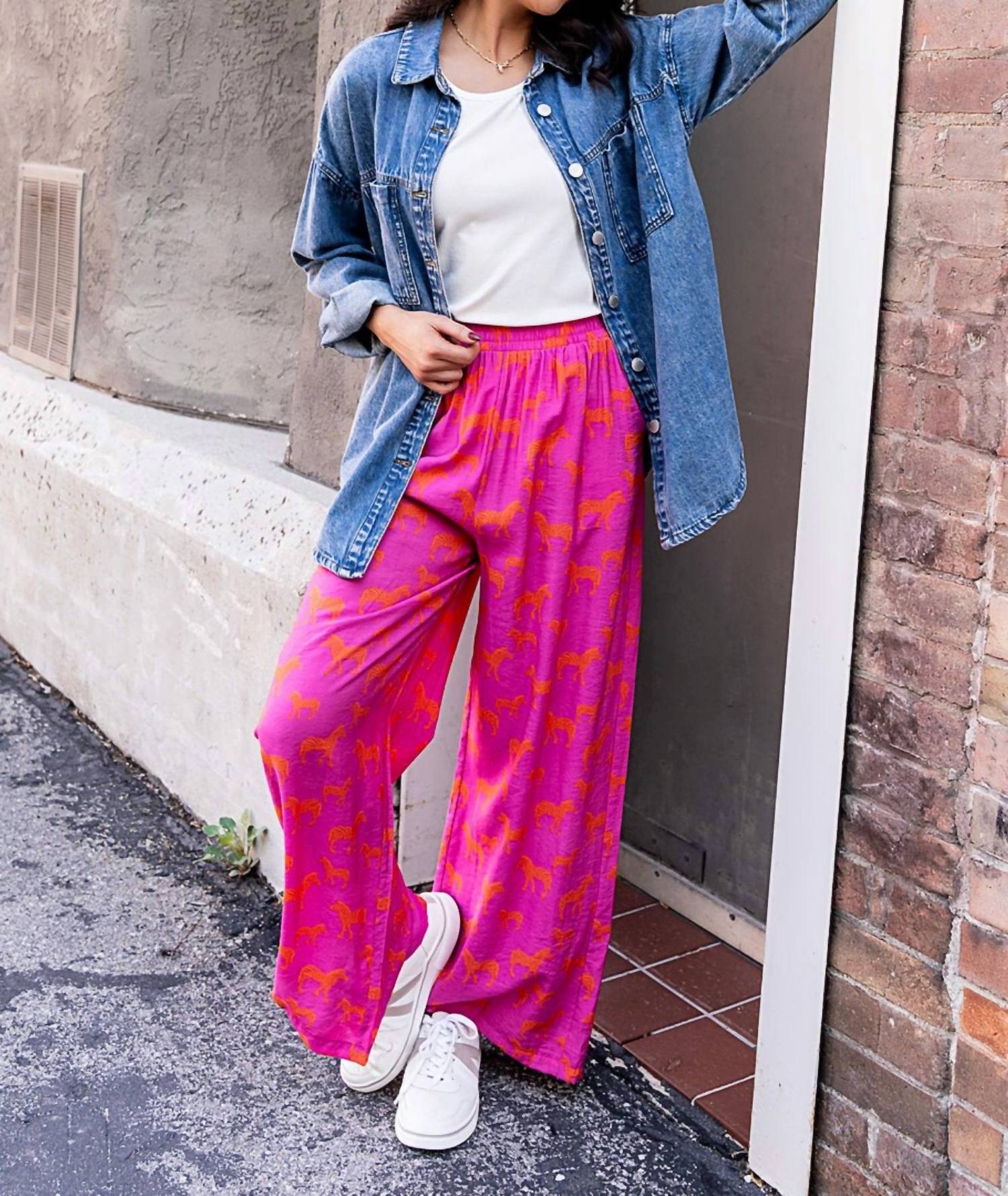 Mittoshop - Summer Safari Wide Leg Pants