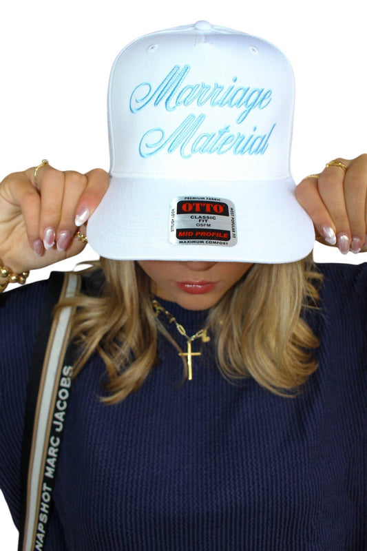 Friday + Saturday - Marriage Material Trucker Hat