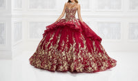 Princesa By Ariana Vara - Embroidered Ball Gown With Train