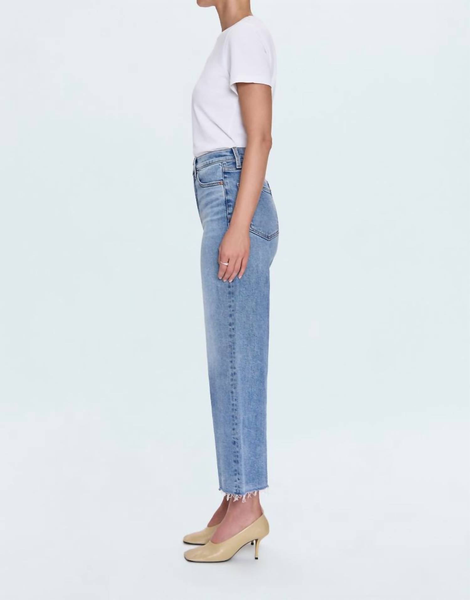 Pistola - Lana Crop High Rise Ultra Wide Jean