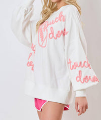 Peach Love - Touchdown Sweatshirt