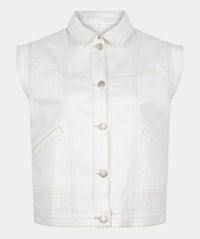 Esqualo - Women's Giselle Gilet Denim Vest