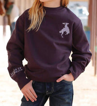 Cinch - Girls Saddle Up Crewneck Sweatshirt