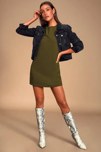 Lulus - Women's Shift And Shout Shift Dress