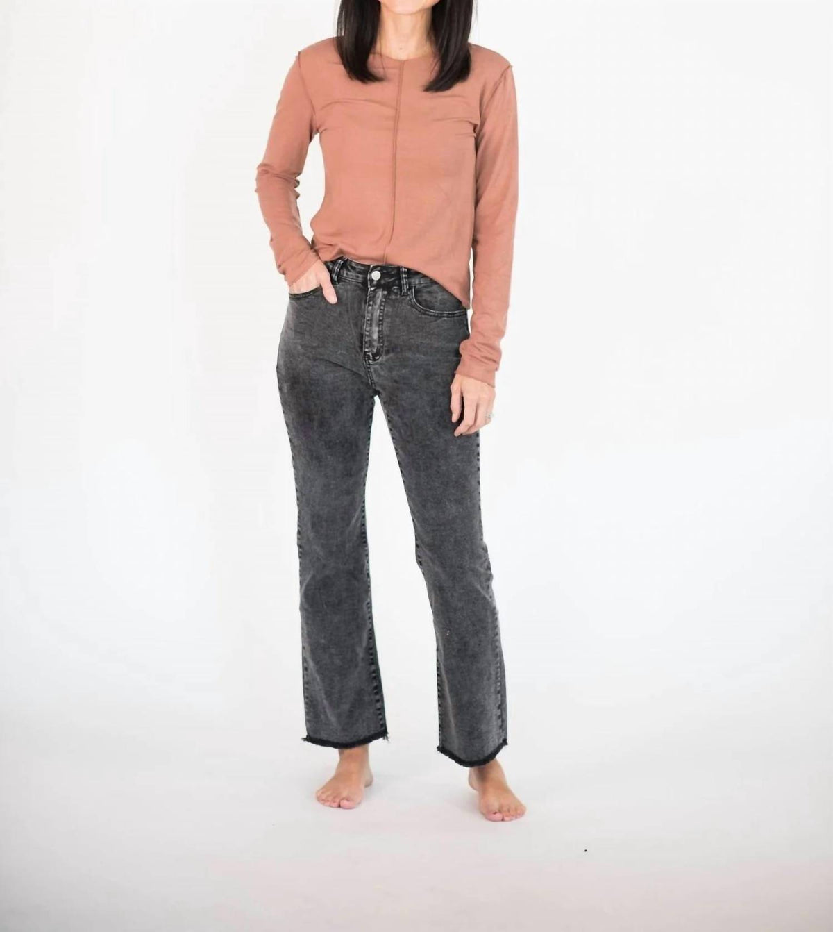 Polagram - Sidnee High Rise Flared Jeans