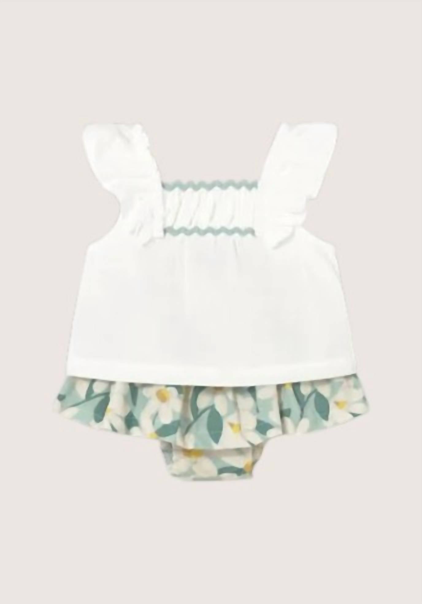 Mayoral - Girls' Patterned Blouse And Skirt