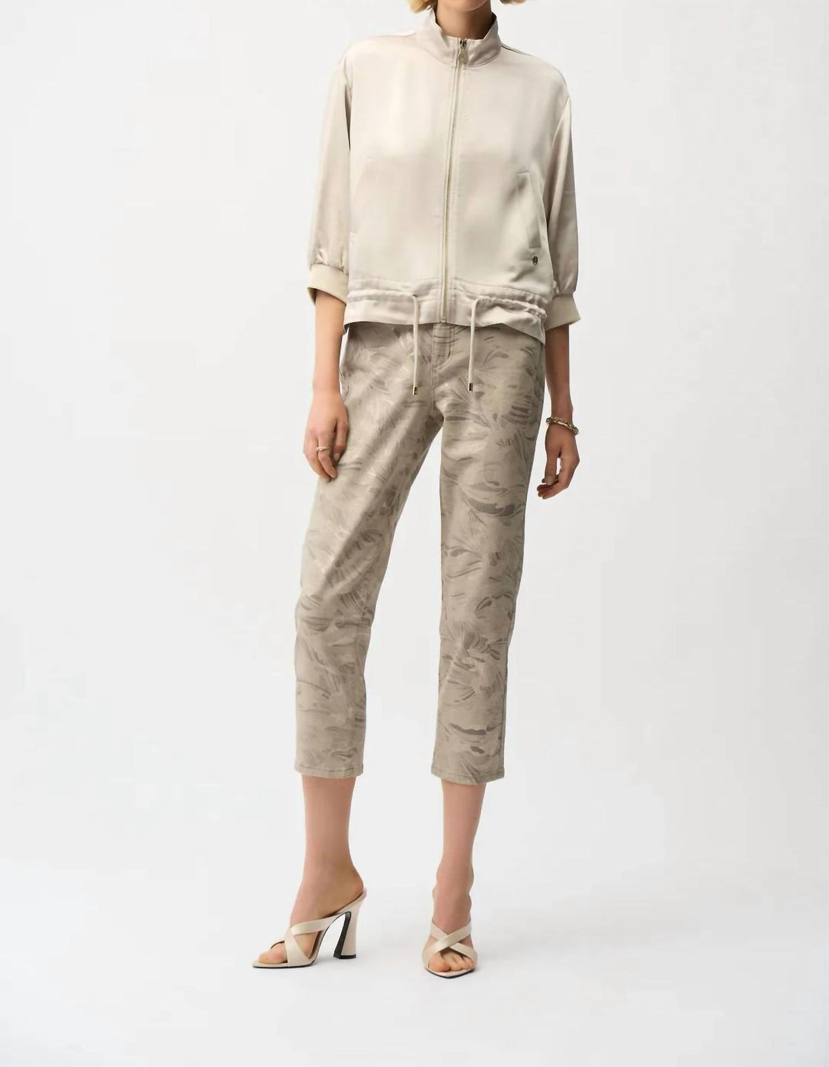 Joseph Ribkoff - Zipper Relaxed Fit Jacket