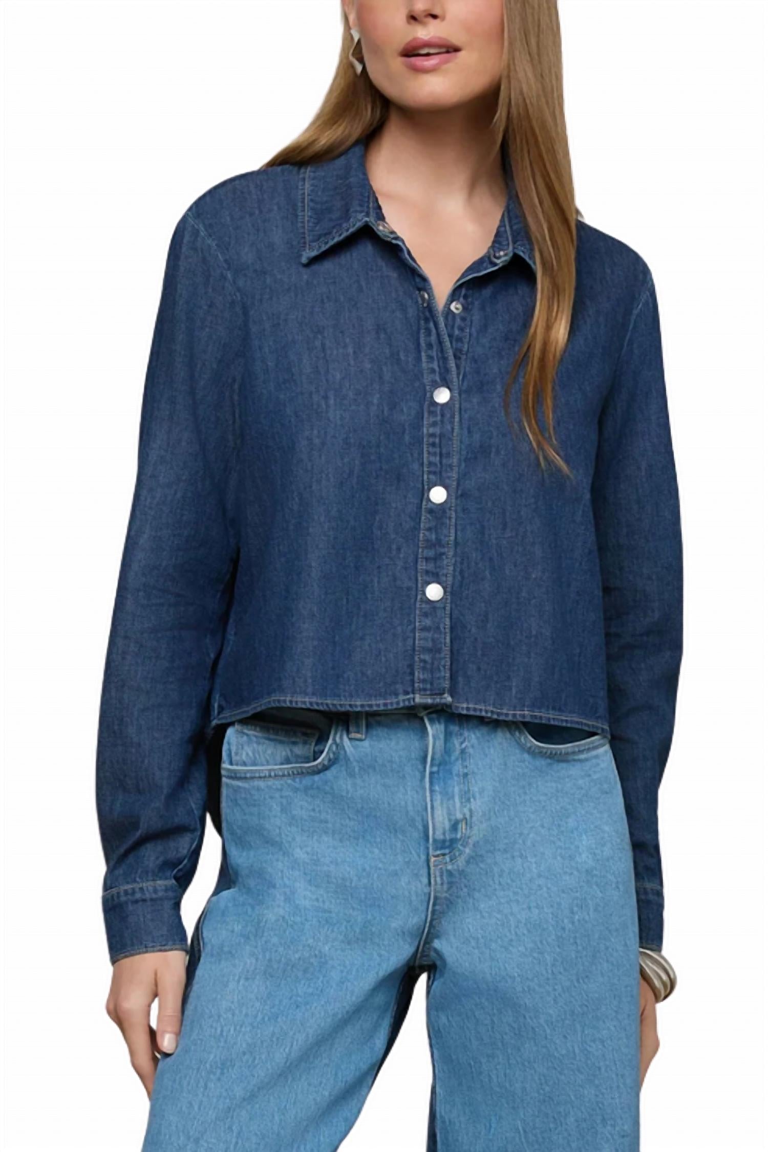 L'Agence - Annette Chambray Button Down Shirt