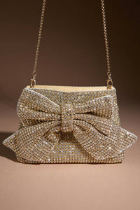 Urban Expressions - Women's Gretchen Glitz Bow Evening Bag