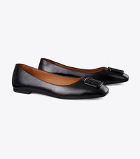 TORY BURCH Women's Georgia Athene Ballet Flat Shoes in perfect black - women's flats