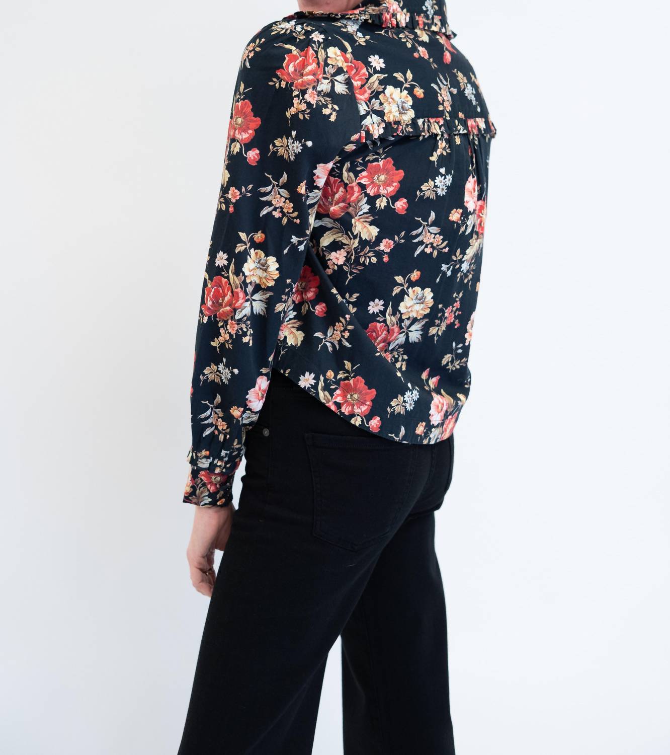 Love The Label - Pippa Button Front Long Sleeve Top