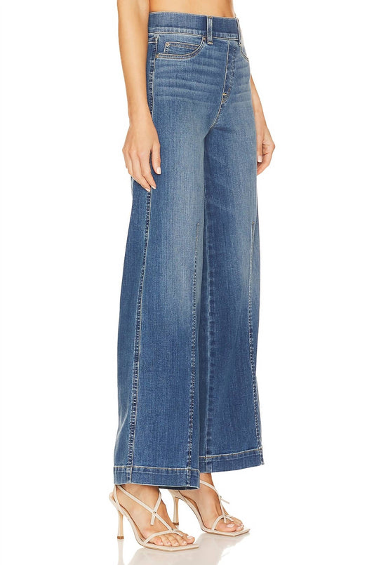 Spanx - Seamed Front Wide Leg Jeans