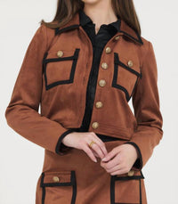 Stellah - Vegan Suede Jacket
