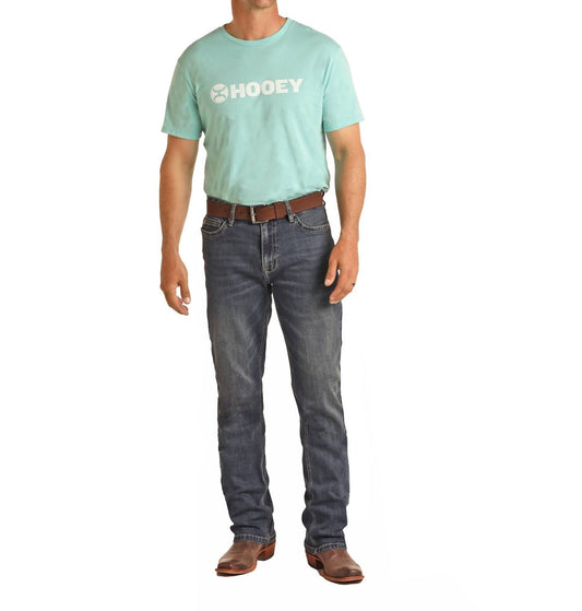 Rock & Roll Denim - Cowboy Hooey Double Barrel Stackable Bootcut Jeans