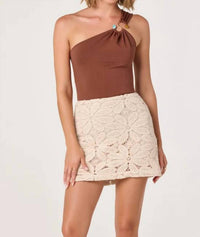 Astr - Ania One-shoulder Knit Top
