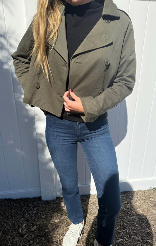 Bobi - Crop Trench Coat