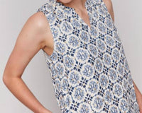 Charlie B - Printed Sleeveless Blouse
