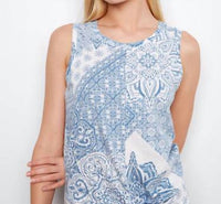 Charlie B - Printed Organic Cotton Tank Top