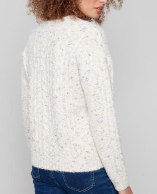 Charlie B - Notch Collar Sweater