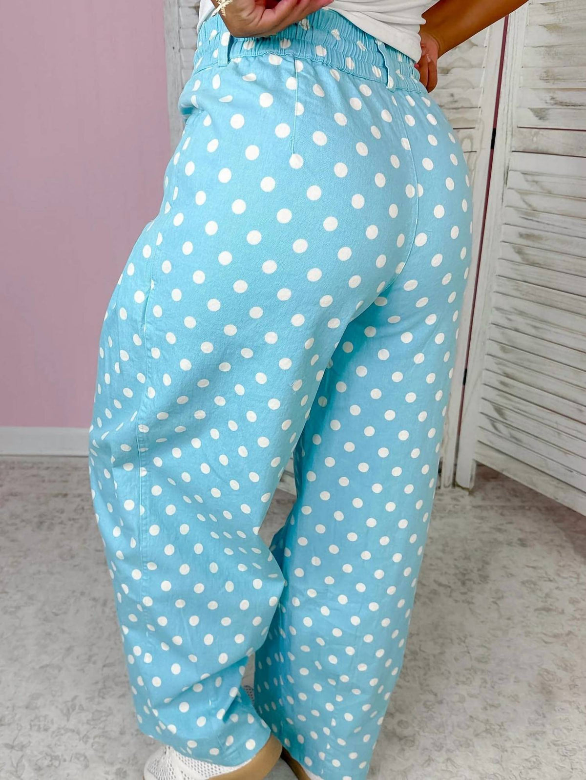 &Merci - Women's Spot On Polka Dot Pants