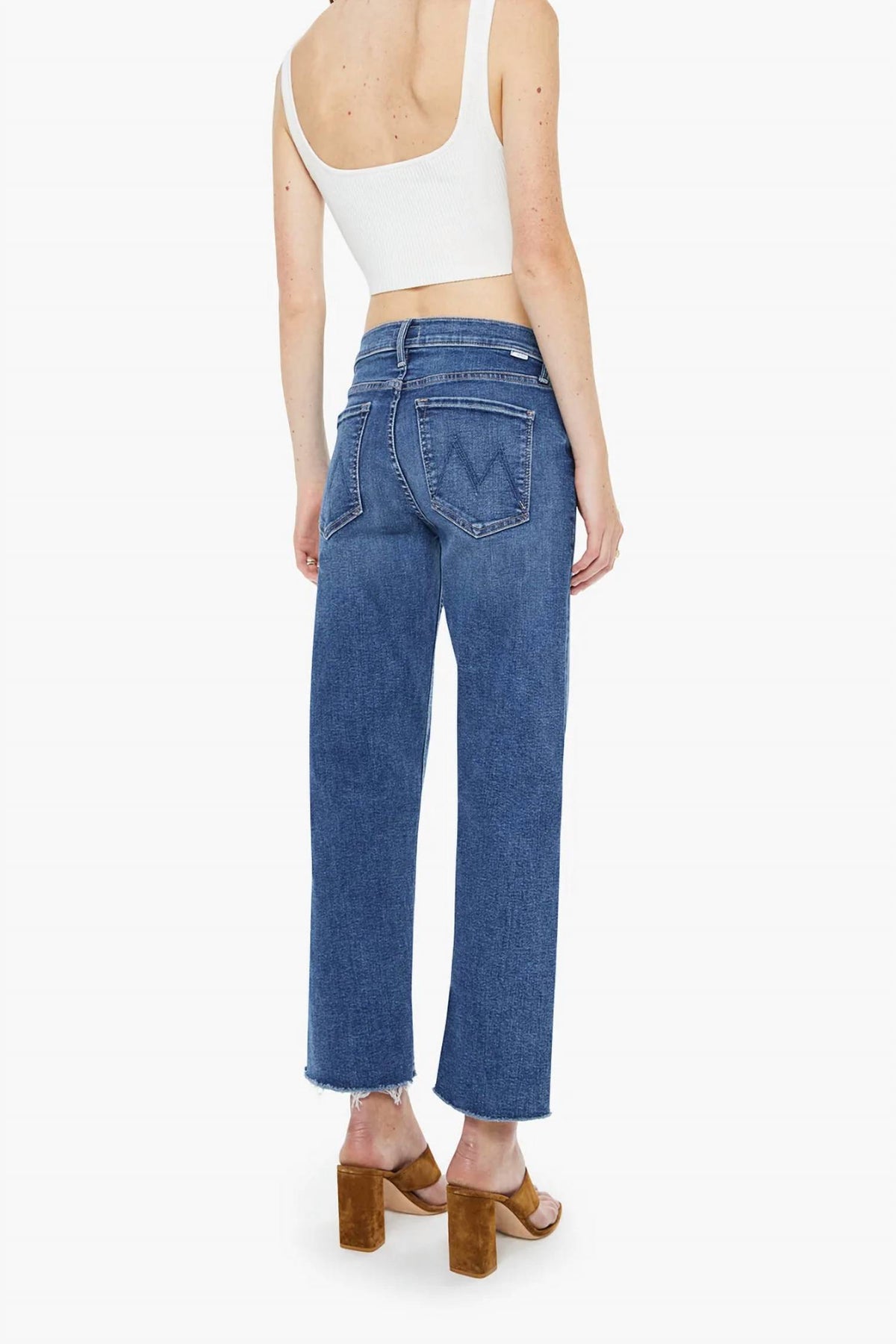Mother - Newbie Ankle Fray Jean