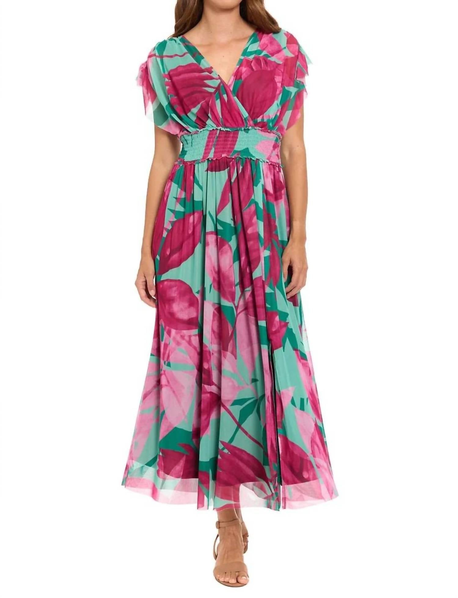 London Times - Women's Tropical Maxi Dress